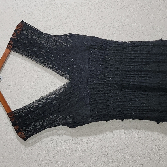 Studio M Black Lace Sleeveless Dress w/Lining Sz. M - Picture 7 of 9